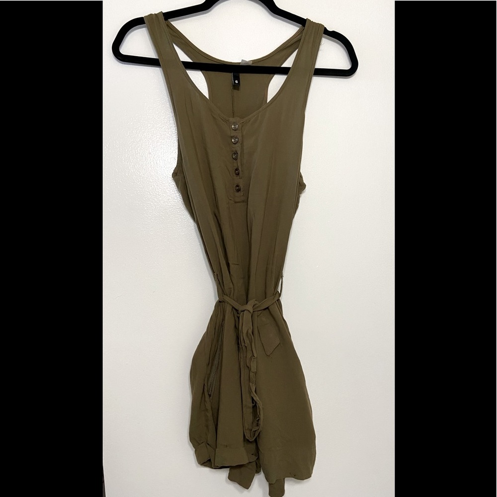 Romper w/ belt tie